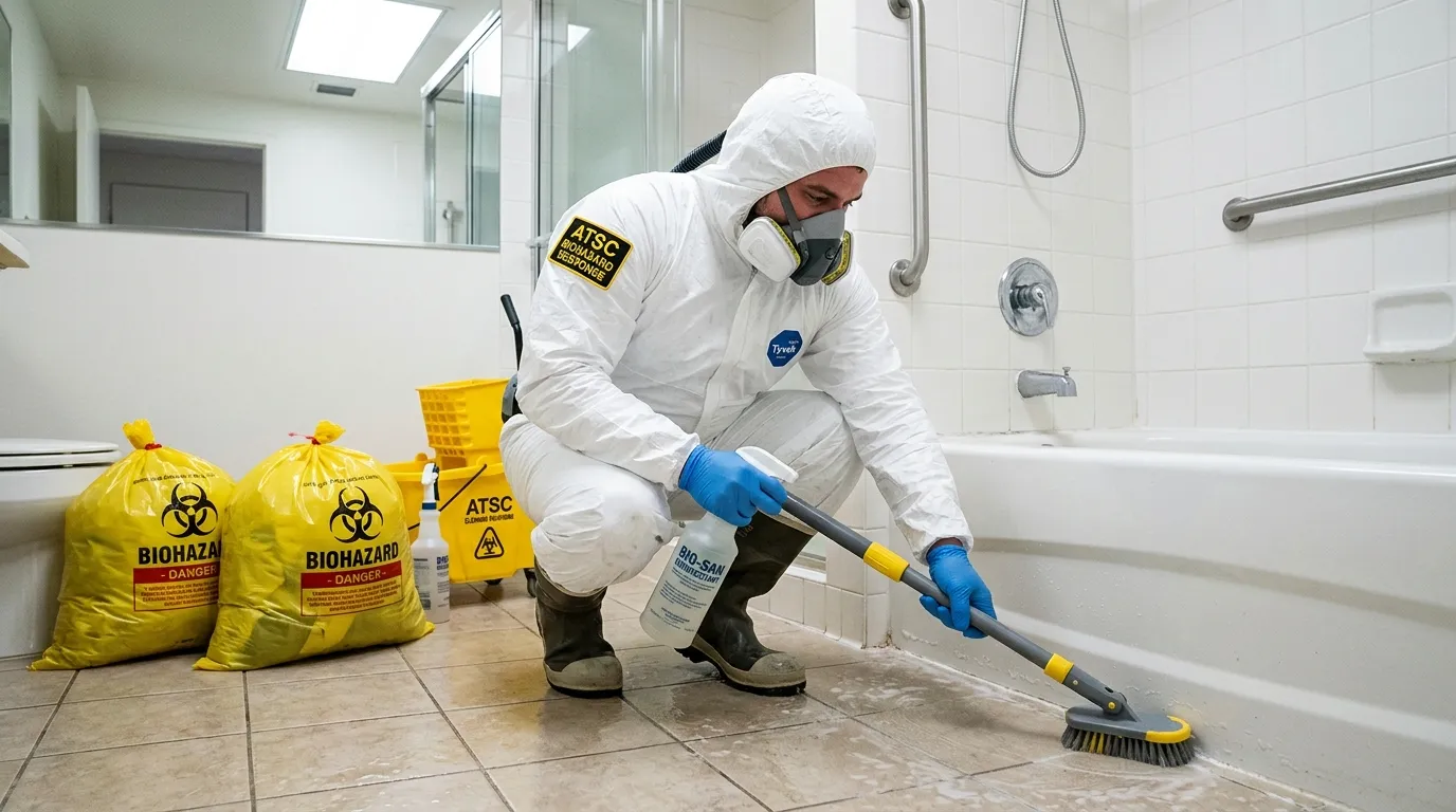 Decontamination equipment deployed for Blood Cleanup in Marco